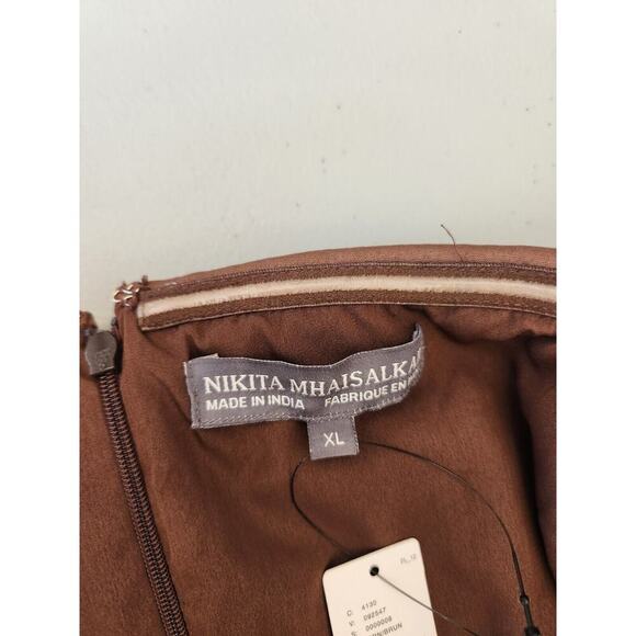 NWT Anthropoloie Nikita Mhaisalkar Off-The-Shoulder Bubble Mini Dress XL #MC415 - Picture 7 of 12